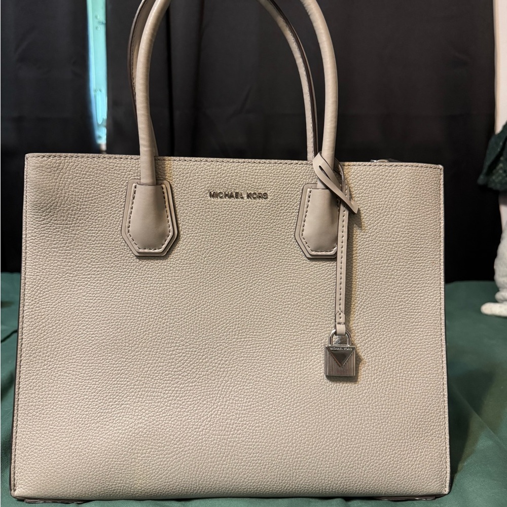 Michael Kors large Light Gray Satchel